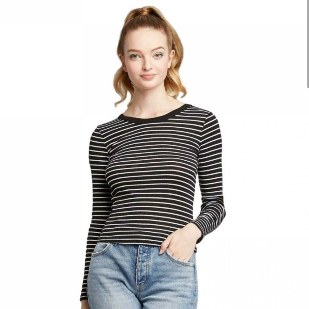 Bundle of 2 Wild Fable Black/White Stripe S&M